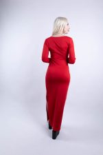 Φόρεμα Στενό Maxi Κόκκινο - Image 3