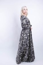 Maxi Φόρεμα Ζεβρέ - Image 2