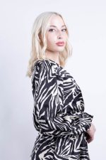 Maxi Φόρεμα Ζεβρέ - Image 3