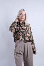 Πουκάμισο Floral Πράσινο-Μπεζ