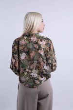 Πουκάμισο Floral Πράσινο-Μπεζ - Image 3