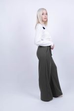 Παντελόνι Ανδρόγυνο Χακί Με Ζώνη - Image 2