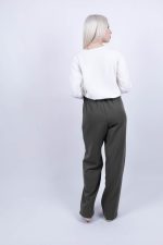 Παντελόνι Ανδρόγυνο Χακί Με Ζώνη - Image 3