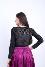 Κορμάκι Λεοπάρ Μαύρο - Image 2