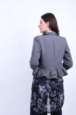 Σακάκι Κοντό Γκρι - Image 3