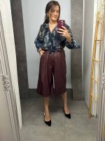 Παντελόνι Δερμάτινη Zip Culotte