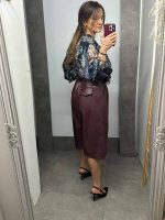 Παντελόνι Δερμάτινη Zip Culotte - Image 2